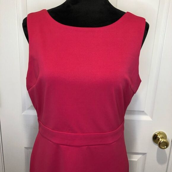Pink tank midi pencil dress medium - Picture 2 of 10
